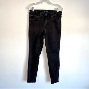 GAP Women’s Mid Rise Black Jeans Size 12/31